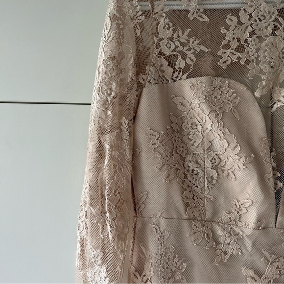 Free People x Saylor Nude Leondra Lace Dress - Picture 4 of 16